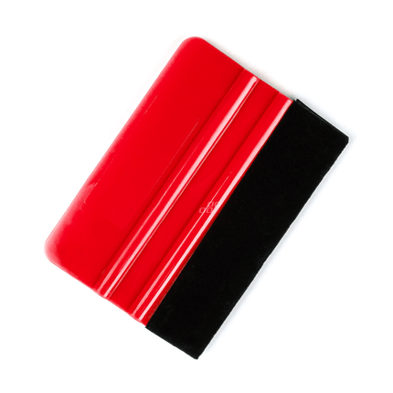 AMiO AMiO Wrapping Tool Squeegee met Vilt Folie Schraper Gereedschap Pasje (10x7cm) Rood AMiO 1
