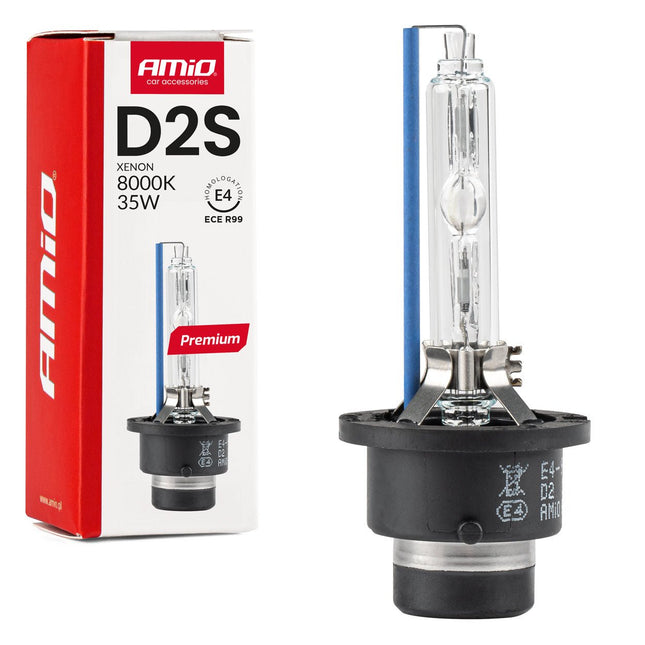 AMiO AMiO Xenon Lamp D2S 8000K 35W - Premium E4 ECE R99 Goedgekeurde IJsblauwe Koplamp Autolamp AMiO 1