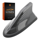 Universele Haaienvin Autoradio Antenne Carbon – Stijlvolle AM/FM Antenne voor Auto's met Eenvoudige Installatie - VCTparts.nl