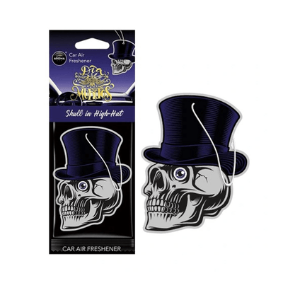 Aroma Car Aroma Dia de Los Muertos Auto Air Frisher Hartschule - Black Hat Oud