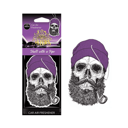 AROMA CAR AROMA CAR AROMA Dia de los Muertos Auto Luchtverfrisser Stoere Schedel - Coral Stuff AMiO 2