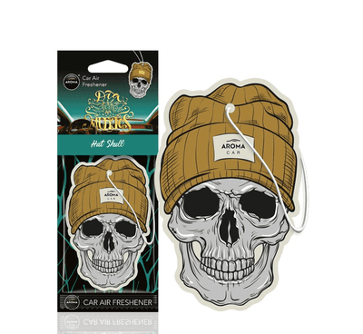 Aroma Car Aroma Dia de Los Muertos Auto Air Frisher Sturke Schedel - Hutschädel