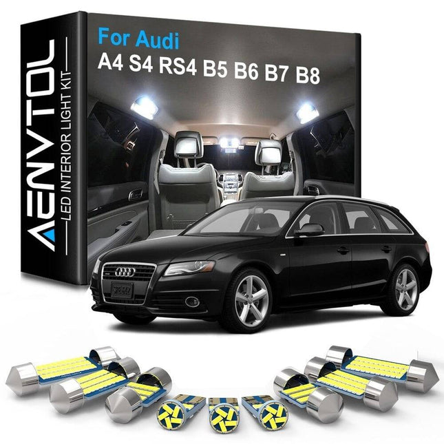 VCTparts Audi A4 - S4 - RS4 B8 Interieur Verlichting Canbus led Wit 6000K NORGOS 7