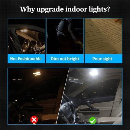 VCTparts Audi A4 - S4 - RS4 B8 Interieur Verlichting Canbus led Wit 6000K NORGOS 4