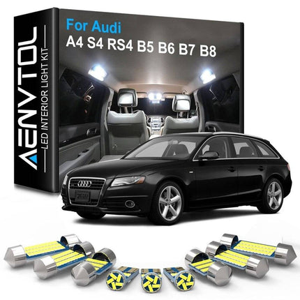 VCTparts Audi A4 - S4 - RS4 B8 Interieur Verlichting Canbus led Wit 6000K NORGOS 1
