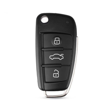 VCTparts Audi Klapsleutel Afstandsbediening Behuizing 2003 - 2012 (excl. chip) NORGOS 7