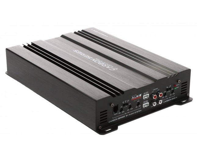 Audio System Audio System Carbon - series 4 - kanaal Klasse A / B Auto Versterker voor Subwoofers en Speakers Krachtige Audio Optimount 3