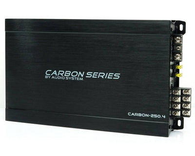 Audiosystem Carbon Series 4-Kanal-Klasse A / B Autoverstärker für Subwoofer und Lautsprecher leistungsstarke Audio