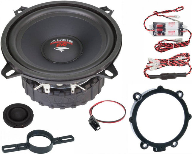 Audio System XFIT Mercedes Sprinter 906 130mm 2 - Weg Composet – Pasklare Speaker Upgrade Plug en Play Sprinter 2006 - 2018 X - ion Serie Optimount 1