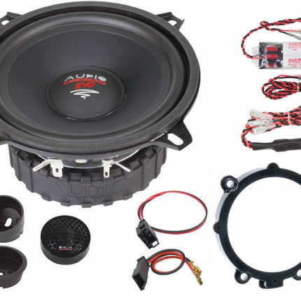 Audio System XFIT Mercedes Viano 639 130mm 2 - Weg Composet – Pasklare Speaker Upgrade Plug en Play Viano Vito 2003 - 2014 X - ion Serie Optimount 1
