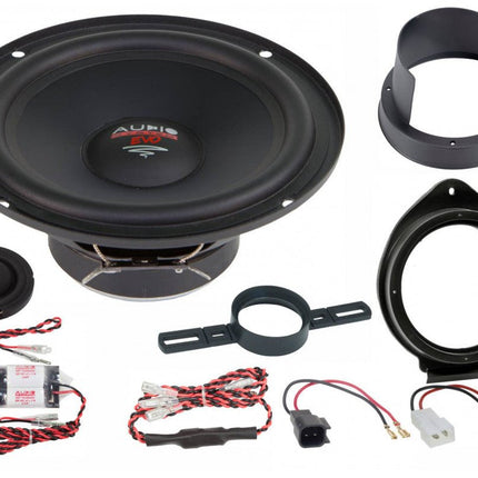 Audio System XFIT Opel Karl 165mm 2 - Weg Composet – Pasklare Speaker Upgrade Plug en Play Karl 2015 - 2020 X - ion Serie Optimount 1