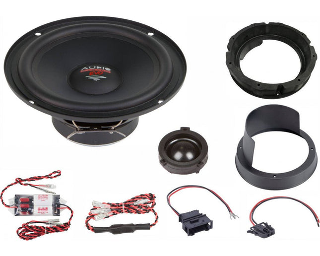 Audio System XFIT Volkswagen Bora 165mm 2 - Weg Composet – Pasklare Speaker Upgrade Plug en Play Golf 4 Eos Passat Polo Optimount 1