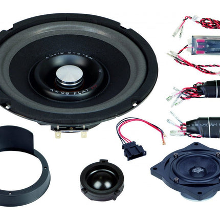 Audio System XFIT Volkswagen Golf 5 200mm 3 - Weg Composet – Pasklare High - End Speaker Upgrade Plug en Play X - ion Serie Optimount 1