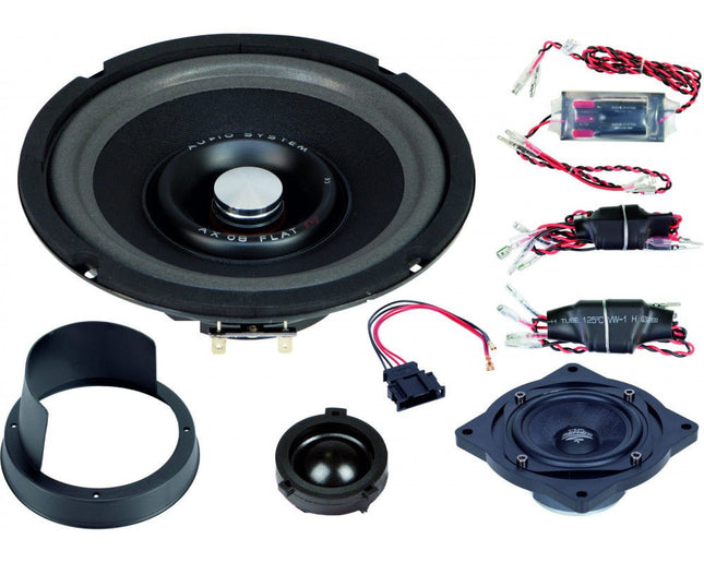 Audio System XFIT Volkswagen Golf 5 200mm 3 - Weg Composet – Pasklare High - End Speaker Upgrade Plug en Play X - ion Serie Optimount 1