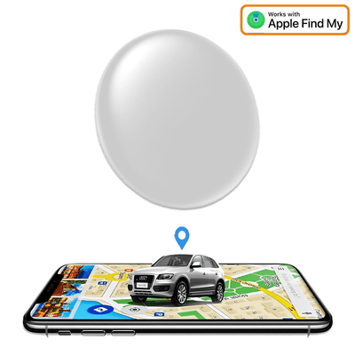 Auto GPS -Standort -Tracker Anti -Theft -Funktion Smart Tag - funktioniert mit der Suche in meiner App - iOS/iPhone - White
