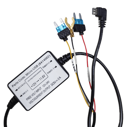 AZDome AZDome Auto Dashcam Continue Voeding Hardwire Kabel Voeding Micro USB [3.5M 12v/24v] INNPRO 5