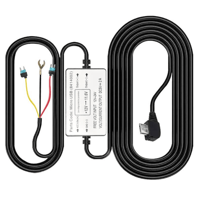 Azdome Auto Dashcam Continuous Food Hardwire Cable Food Micro USB [3,5 m 12 V/24 V]