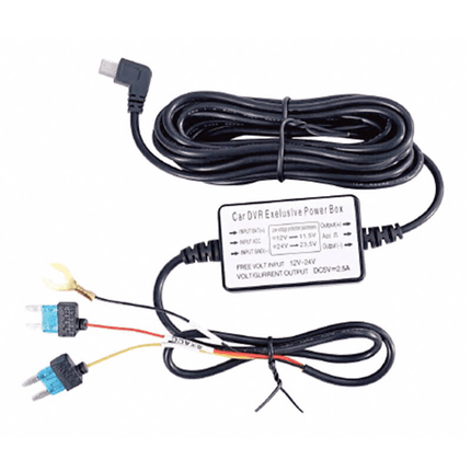 AZDome AZDome Auto Dashcam Continue Voeding Hardwire Kabel Voeding Micro USB [3.5M 12v/24v] INNPRO 3