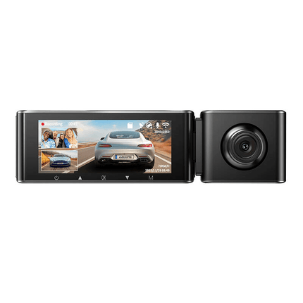 AZDome AZDome Dashcam M550 4K 1260P 3CH Wifi Auto Video Recorder met Achter Camera + Continue Voeding Zwart Combideal 2