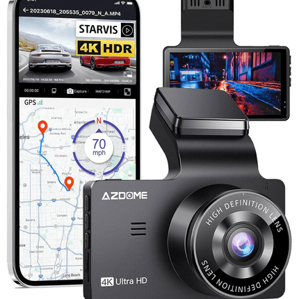 AZDome AZDome Dashcam M63 Lite True 4K Wifi Auto Video Recorder Zwart INNPRO 1