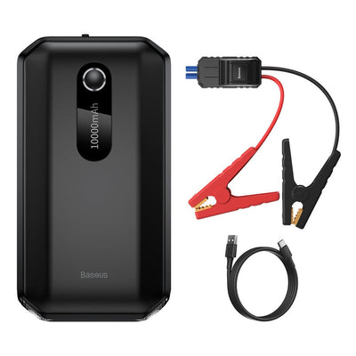 Basis Auto Jump Starter Powerbank Notfallbatterie 10.000 mAh + Startkabel [Auto -Ladegerät - Auto -Tarter - Jumpstarter]