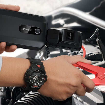 Baseus Baseus Auto Jump Starter Powerbank Noodstroom Accu 10.000 mAh + Startkabels [Autolader - Autostarter - Jumpstarter] Hurtel 7