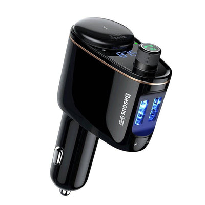 Basis Bluetooth Music FM Senderauto Ladegerät 2x USB 3.4A Schwarz