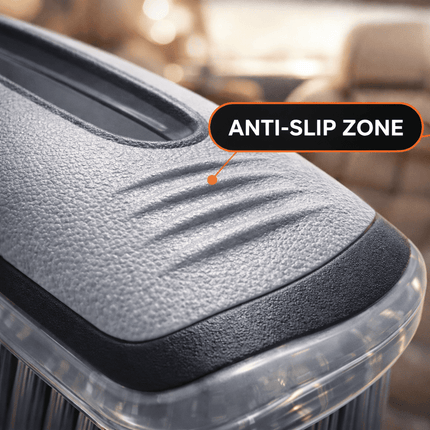 Bekleding Harde Borstel Interieur Detail Borstel voor Bekledings Reiniging - Grijs/Zwart - VCTparts.nl