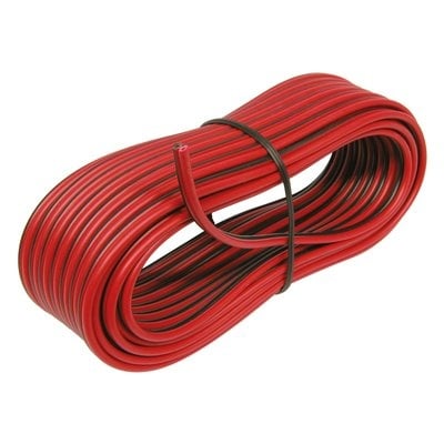 Benton Lautsprecher Kabelkabeldraht 2x 11mm² Schwarz Rot. 10m Lautsprecherkabel