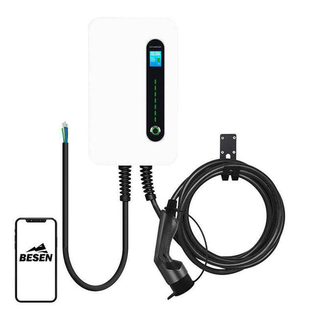 Besen Besen F30 Wandlader voor Elektrische Auto’s – App - bediening – Zwart INNPRO 3