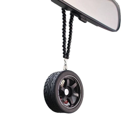VCTparts Binnenspiegel Hanger Velg Achteruitkijkspiegel zwart met Band NORGOS 1