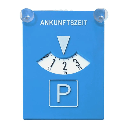 VCTparts Blauwe Kaart Parkeerschijf / Parkeerkaart met Zuignap voor aan het Raam VCTparts 1