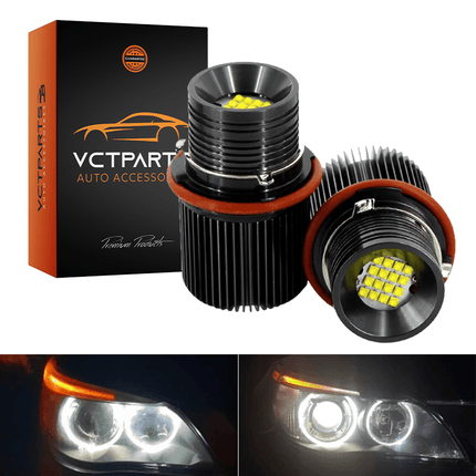 VCTparts BMW LED Angel Eyes 6500K Wit – HALO Ring Canbus Koplampen (Set) NORGOS 1