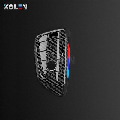 BMW Key Hoes Kohlefaser -ABS -Gehäuse - Punt -Form [x3 x5 x6 F30 F34 F10 F20 G20 G30 G01 G02 G05 F15 F16 1 3 5 7 Serie]