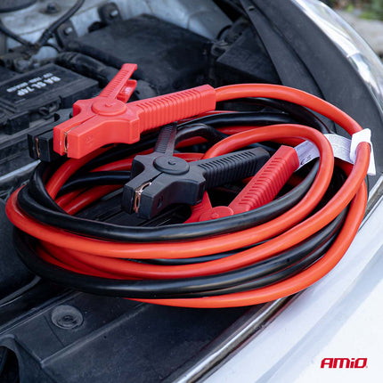 AMiO Booster Cables 220A 3m TÜV – Professionele Startkabels voor 12V Benzine Voertuigen AMiO 7