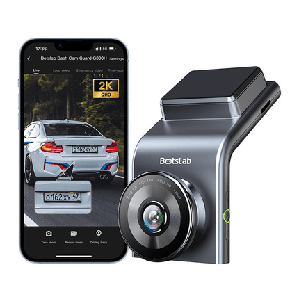 Botslab Botslab G300H Pro Dashcam 2K 2304P 1CH FHD Wifi Video Recorder Zwart INNPRO 3