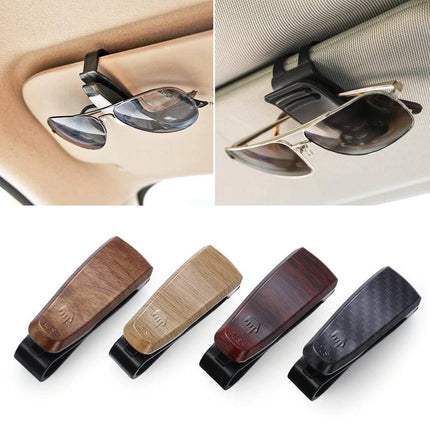 VCTparts Brillenhouder voor Auto Zonneklep – Mat Zilver/Grijs – Zonnebril Houder met Clip NORGOS 3
