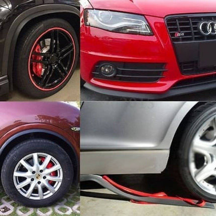 VCTparts Bumper Bescherming Lip Verlaging Strip Rubber Zwart (2.5m) NORGOS 3