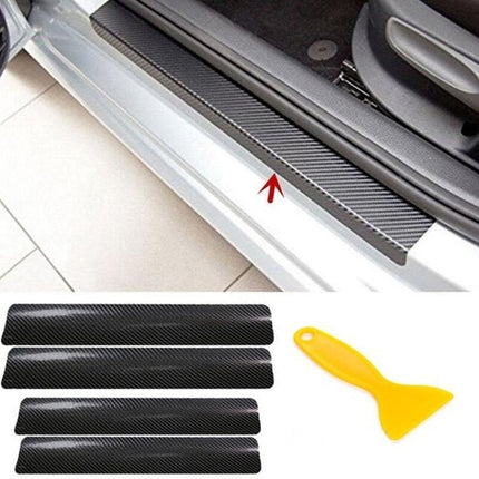 VCTparts Carbon Fiber Deur Instaplijst Sticker - Wrap Folie Kras Bescherming (Set van 4 stuks) NORGOS 5