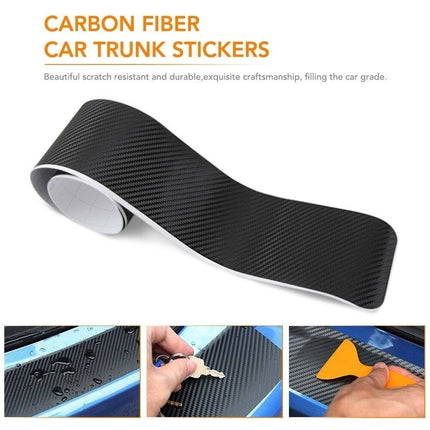 VCTparts Carbon Kofferbak Lijst Achterbumper Beschermstrip - Sticker 90cm Krasbestendig NORGOS 5
