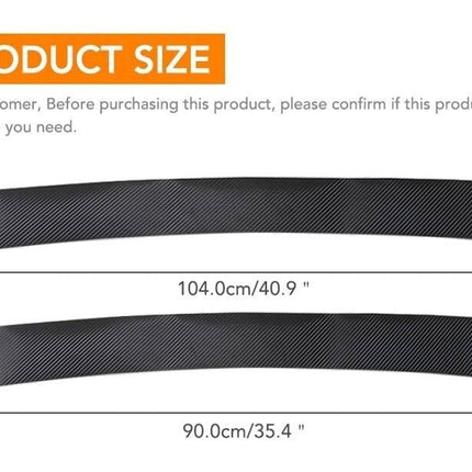 VCTparts Carbon Kofferbak Lijst Achterbumper Beschermstrip - Sticker 90cm Krasbestendig NORGOS 7