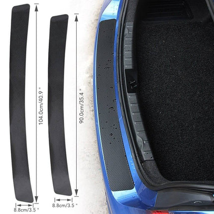 VCTparts Carbon Kofferbak Lijst Achterbumper Beschermstrip - Sticker 90cm Krasbestendig NORGOS 6