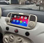 CarPlay & Android Auto Scherm voor Fiat 500 (2007–2015) – Draadloos Multimedia Touchscreen, GPS Navigatie – Inbouwen / Inbouwservice / Installatie - VCTparts.nl
