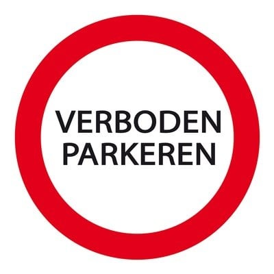 Carpoint Carpoint Verboden Parkeren Bord Ø 24cm Parkeerverbod No Parking ServiceBest International 2