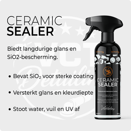 Ceramic Sealer Premium Keramische Coating 500ML Krachtig Tegen Vuil voor een Glanzend Resultaat - VCTparts.nl