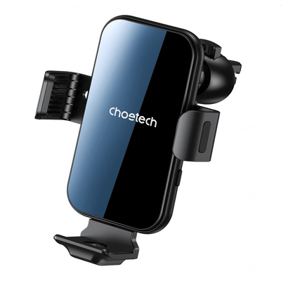 Choetech Gravity Auto Telefonhalter mit drahtloser Lade -QC für die Belüftungsfläche Schwarz