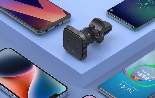 Choetech H042 Universele Magnetische Ventilatierooster AutohouderZwart - VCTparts.nl