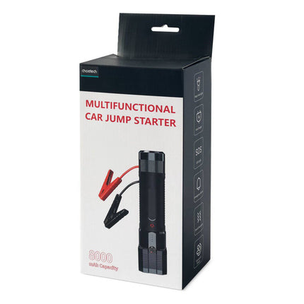 Choetech Choetech Jump Starter Powerbank 8000mAh met LED - zaklamp Zwart Hurtel 10