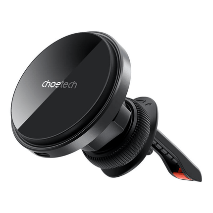 Choetech Choetech T204F Magnetische MagSafe Telefoon Autohouder met 15W Oplader Zwart 1