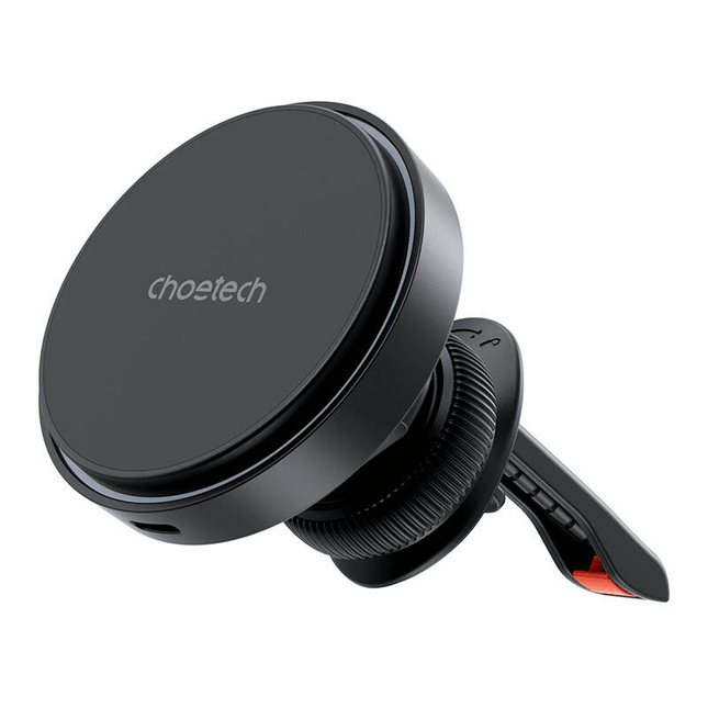 Choetech Choetech T205F Magnetische MagSafe Telefoon Autohouder met 15W Oplader Zwart 2